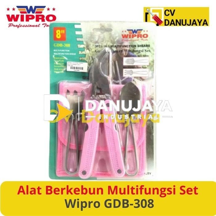 Alat Berkebun Gunting Sekop Tanaman Multifungsi Set Wipro GDB-308