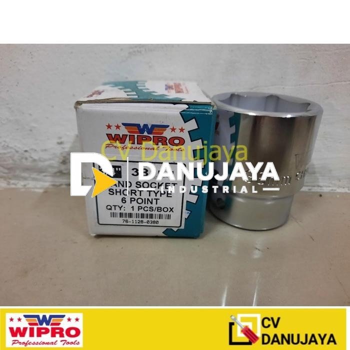 Mata Kunci Sock Sok 3/4 inch 6PT Size 38mm Wipro