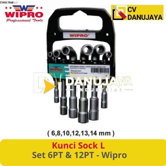 Kunci Shock Sock L set 6 PT & 12 PT - Wipro