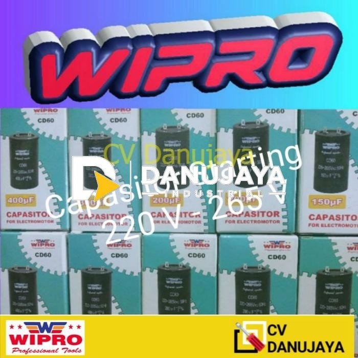 Capasitor Starting / Kapasitor Start  Wipro  150uf - 600uf