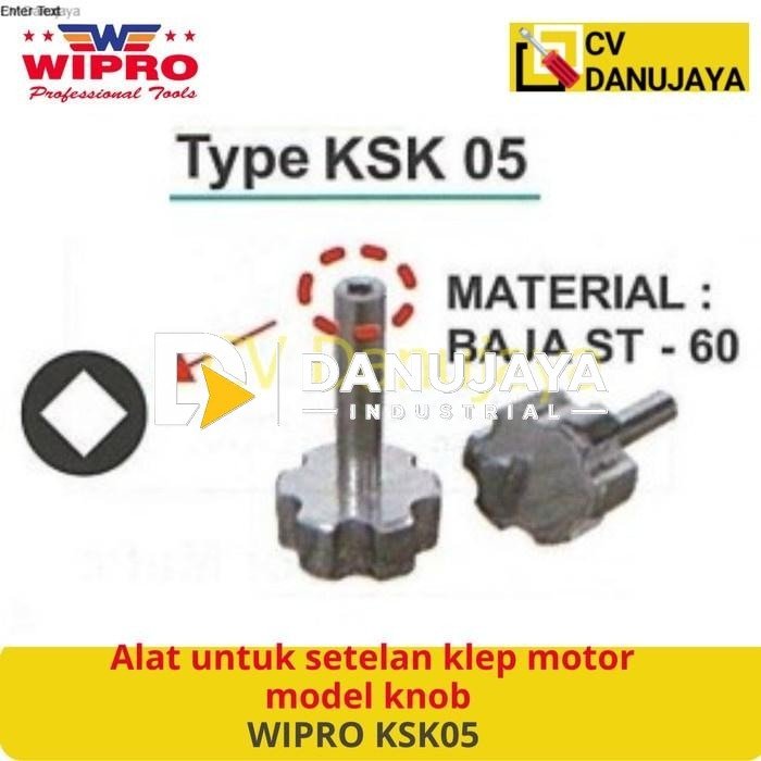 Kunci Setelan Klep Kelep Valve Sepeda Motor Model Knob WIPRO KSK05