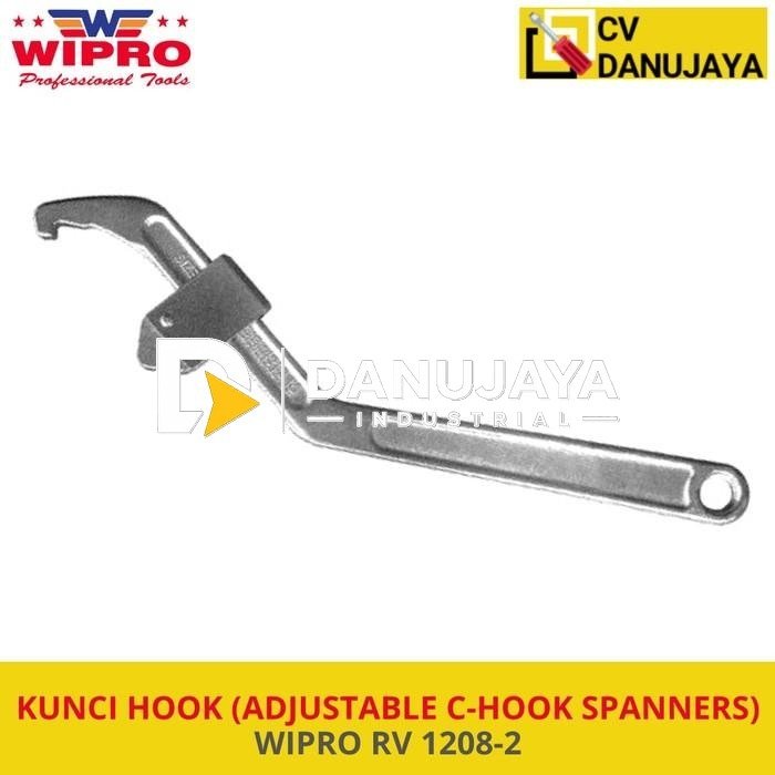 KUNCI HOOK ADJUSTABLE C-HOOK SPANNERS Komstir WIPRO RV 1208-1 1208-2