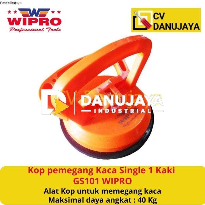 Kop pemegang Kaca Single 1 Kaki GS101 WIPRO Alat Pengangkat Kaca