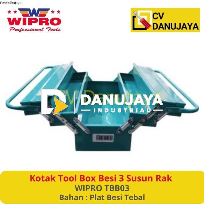 Kotak Tool Box Besi 3 Susun Rak WIPRO TBB03