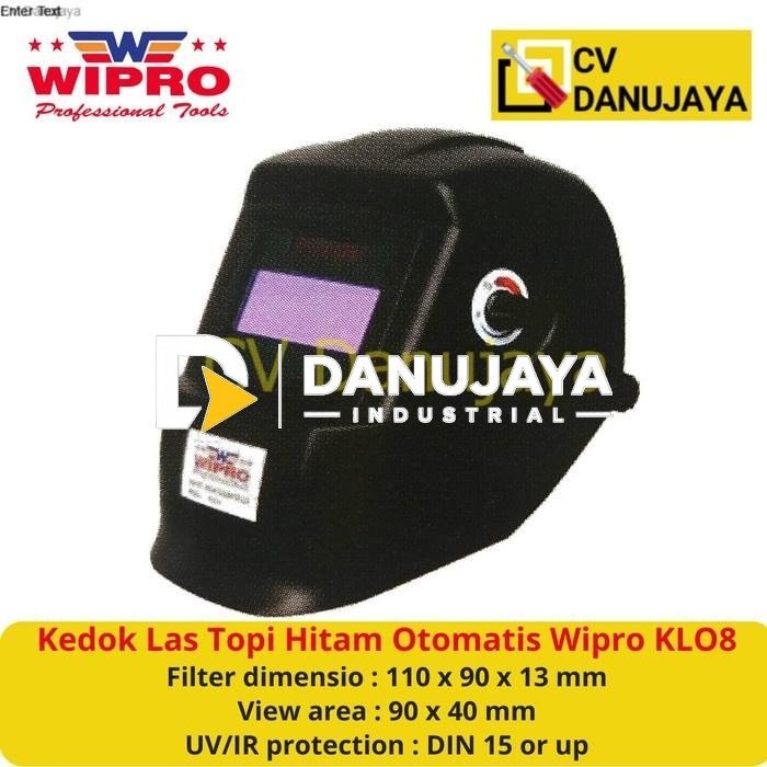 Topeng Helm Helmet Helem Safety kedok Las Otomatis Auto Darkening - Wipro KLO8