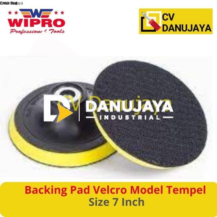 Backing Sanding Pad Velcro Tatakan Poles Amplas 7 Inch WIPRO