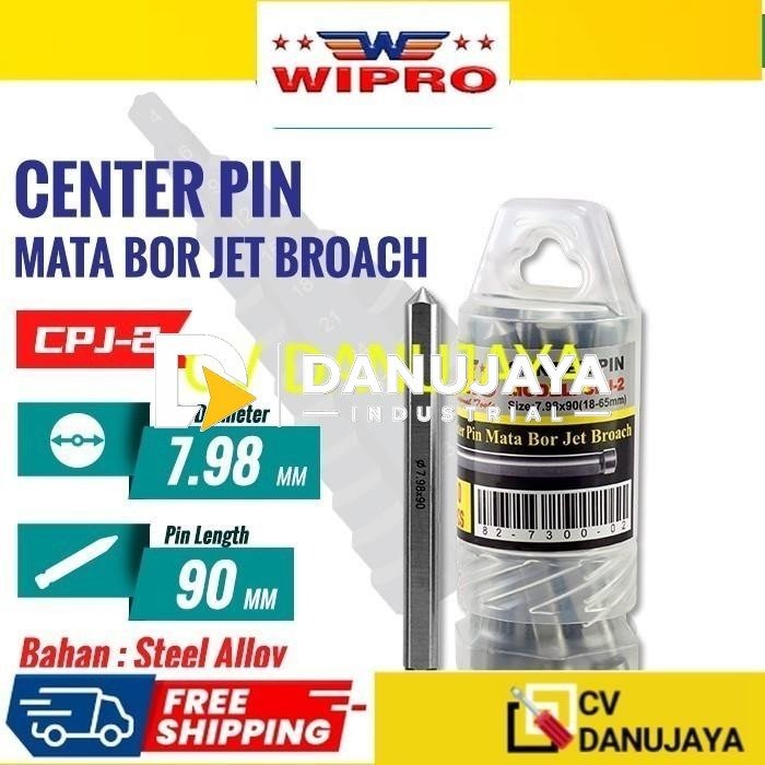 WIPRO Center Pin Mata Bor Jet Broach CPJ-2 (18-40mm)