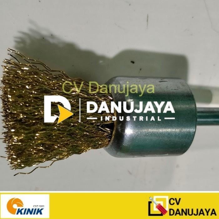 Sikat Baja Sapu Lancip Tangkai SSWE 10 25mm