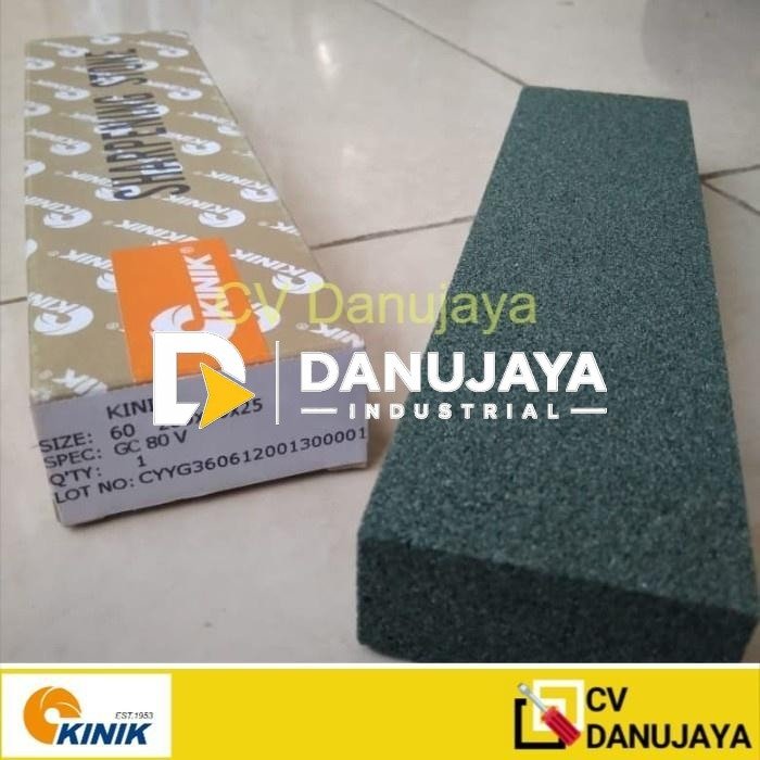Kinik Sharpening Stone 200x50x25 Gc80 Batu Asah Pengasah
