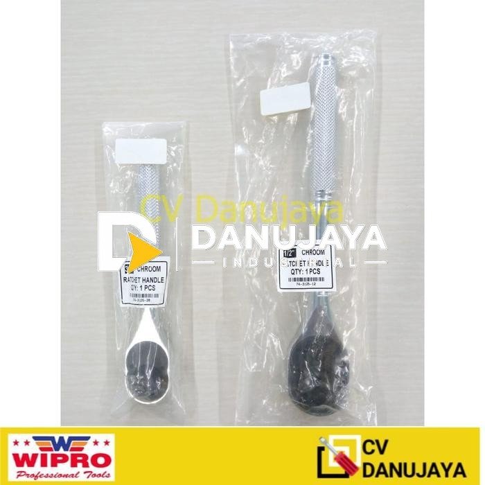Ratchet Handle / Stang Kunci Sok Laker Wipro (3/8" & 1/2") /  gagang kunci sok