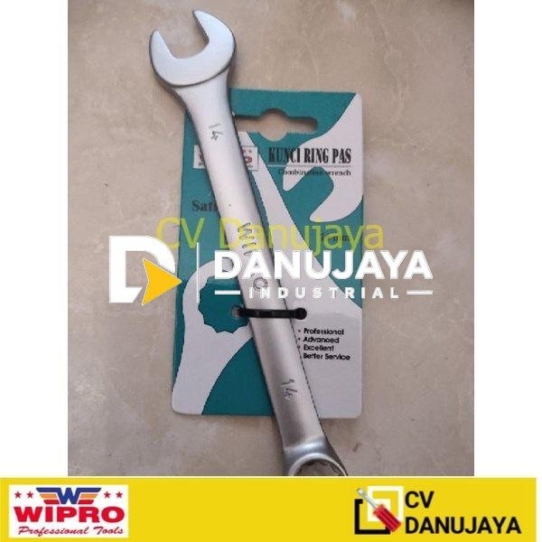 Kunci Kombinasi Ring Pas Satin Ukuran 14 mm Wipro Combination Wrench Tools Chrome Vanadium