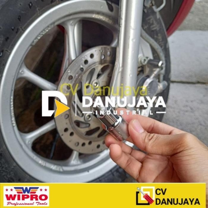 WIPRO Kunci Kepala Babi Sok Bintang T40 Untuk Motor Cakram Honda | L Bintang T 40