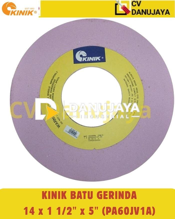 Batu kinik Grinding Gerinda Gurinda Wheel 14in x 1 1/2 x 5in 14x1 1/2x5 BG Cyl m355x38x127 PA60JV1A