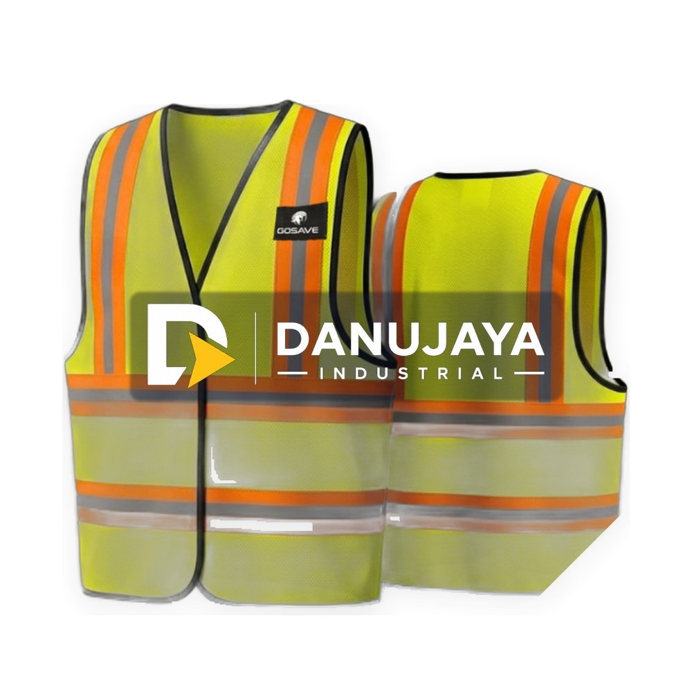 GOSAVE Rompi Proyek Jaring 4 Garis Kombinasi Hijau
