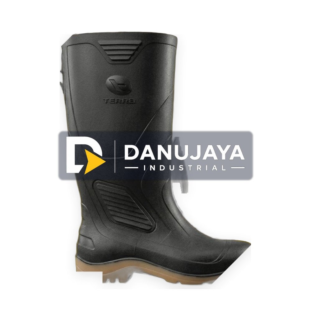 ( Garansi ) Sepatu AP Boots Terra Eco 3 Hitam, Anti Slip, Tahan Lumpur