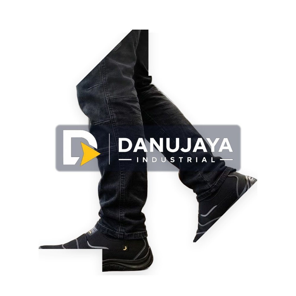 Sepatu Safety Jogger Yukon Black Hitam