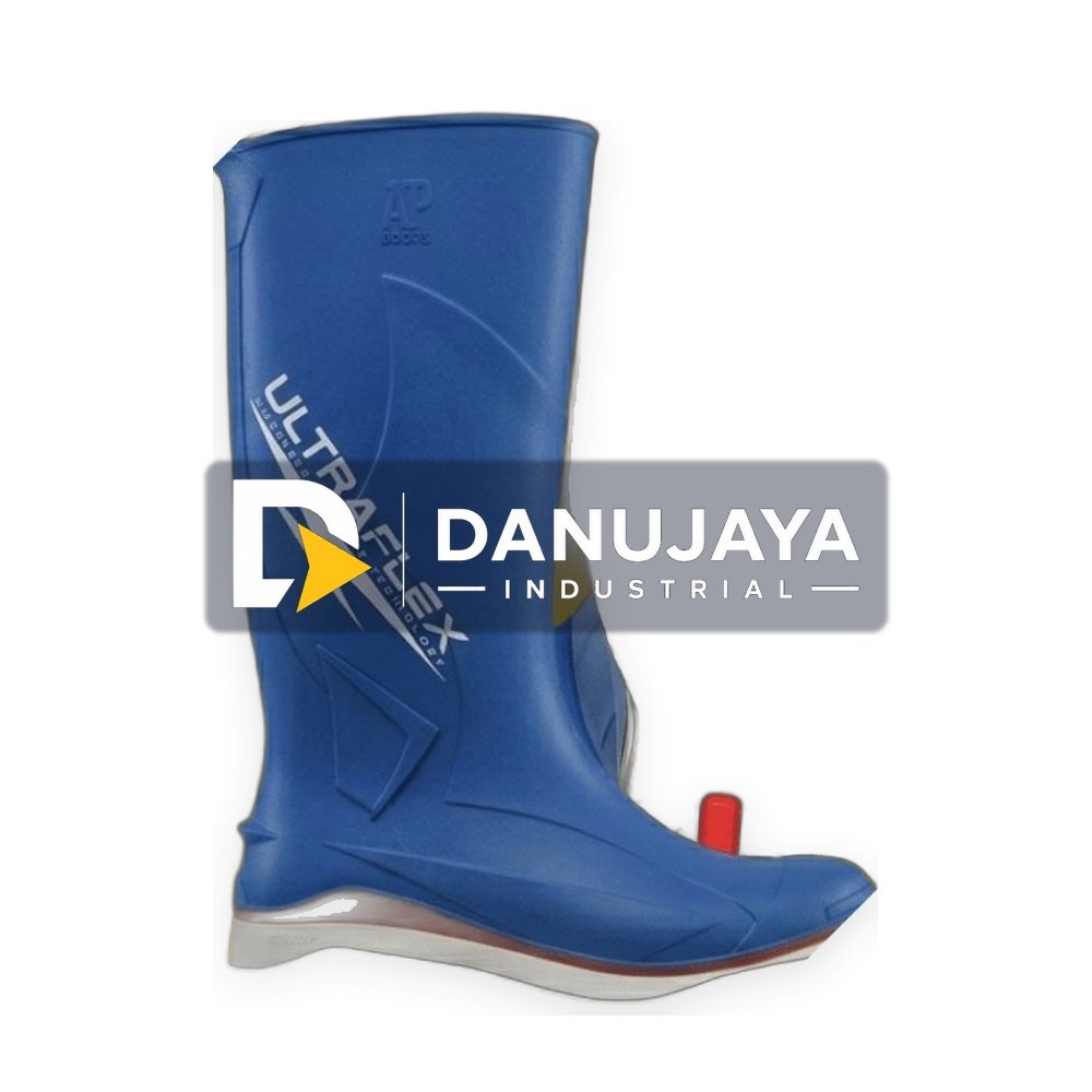 ( Garansi ) Sepatu AP Boots Ultraflex 2018 Biru Anti Slip, Tahan Lumpur