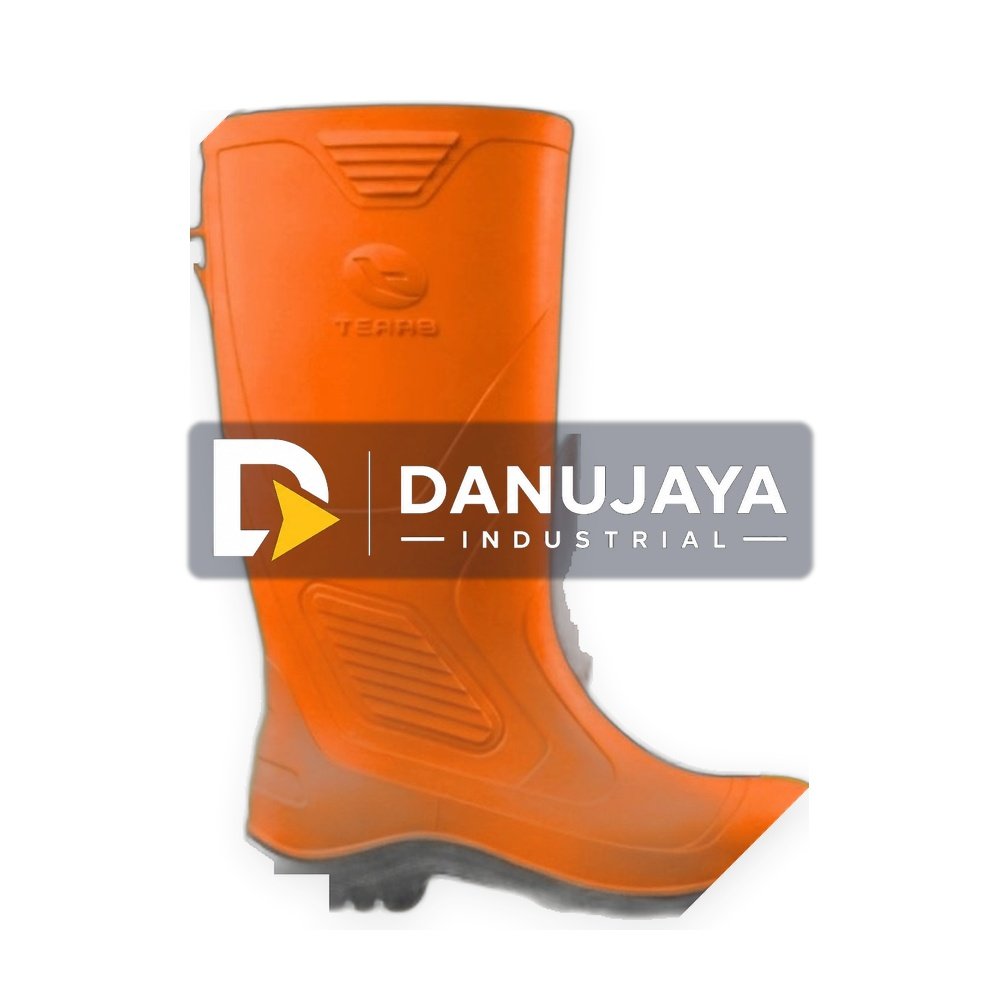 ( Garansi ) Sepatu Ap Boots Terra Eco 3 Orange, Anti Slip, Tahan Lumpur