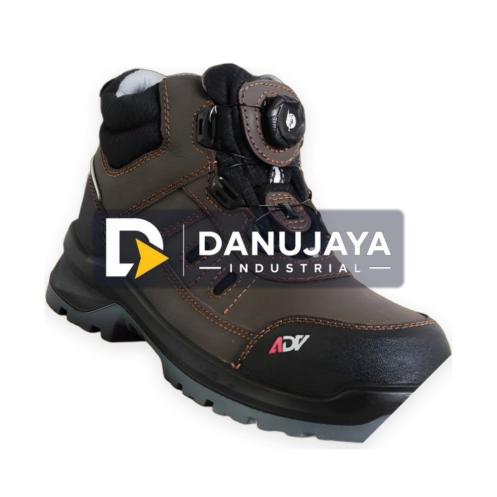 [ Bonus Kaos Kaki ] Sepatu Safety Cheetah Jubatus 2.0 ADV Rust Brown 6112C Anti Tusuk, SNI