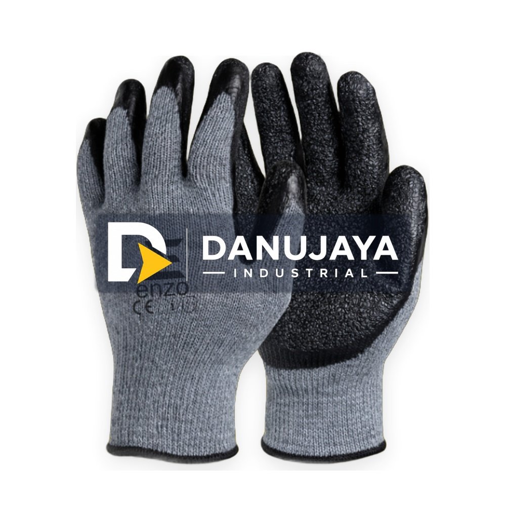 Sarung Tangan Proyek Kebun Mekanik Latex Enzo GREY Anti Slip