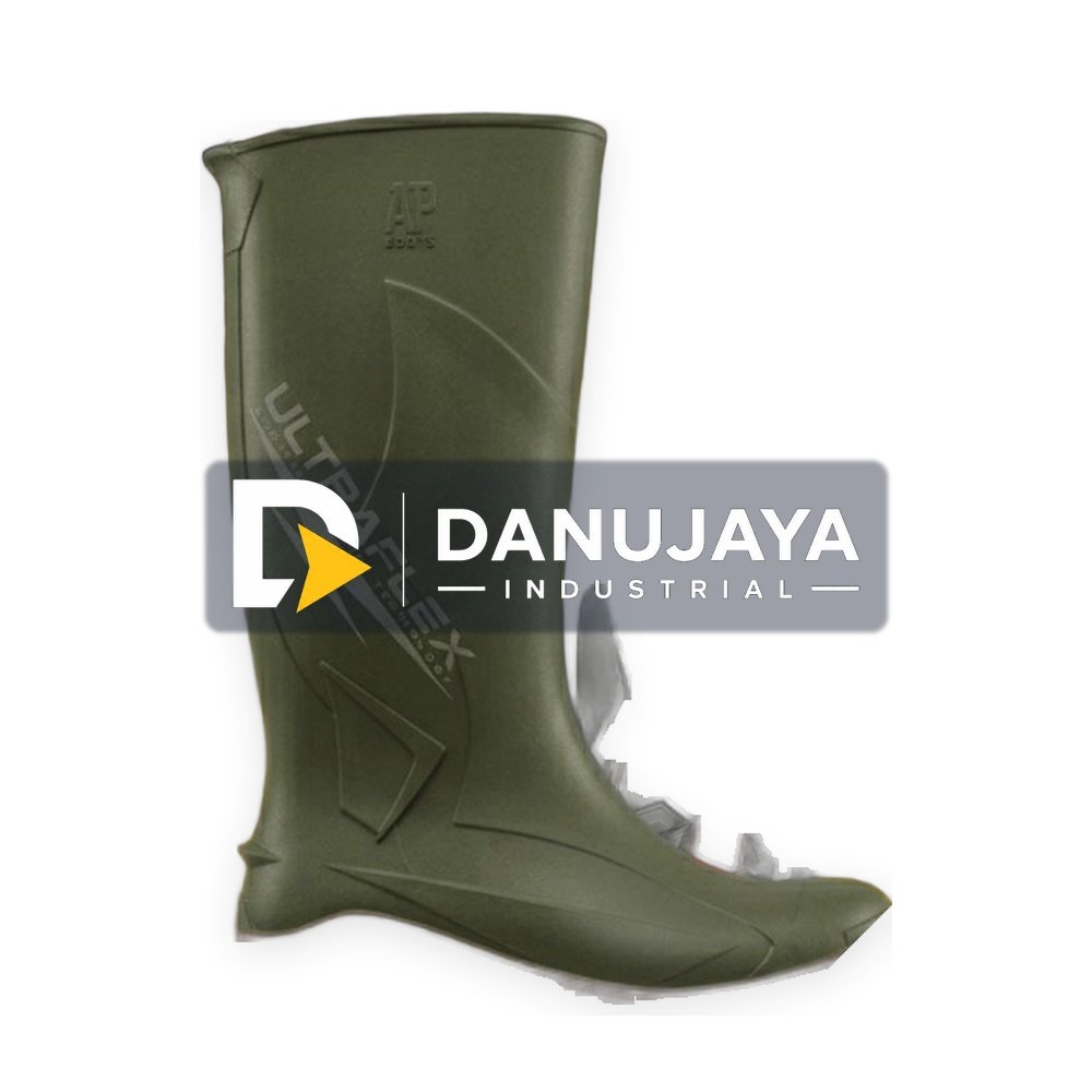 ( Garansi ) Sepatu AP Boots Ultraflex 2018 Hijau Anti Slip, Tahan Lumpur