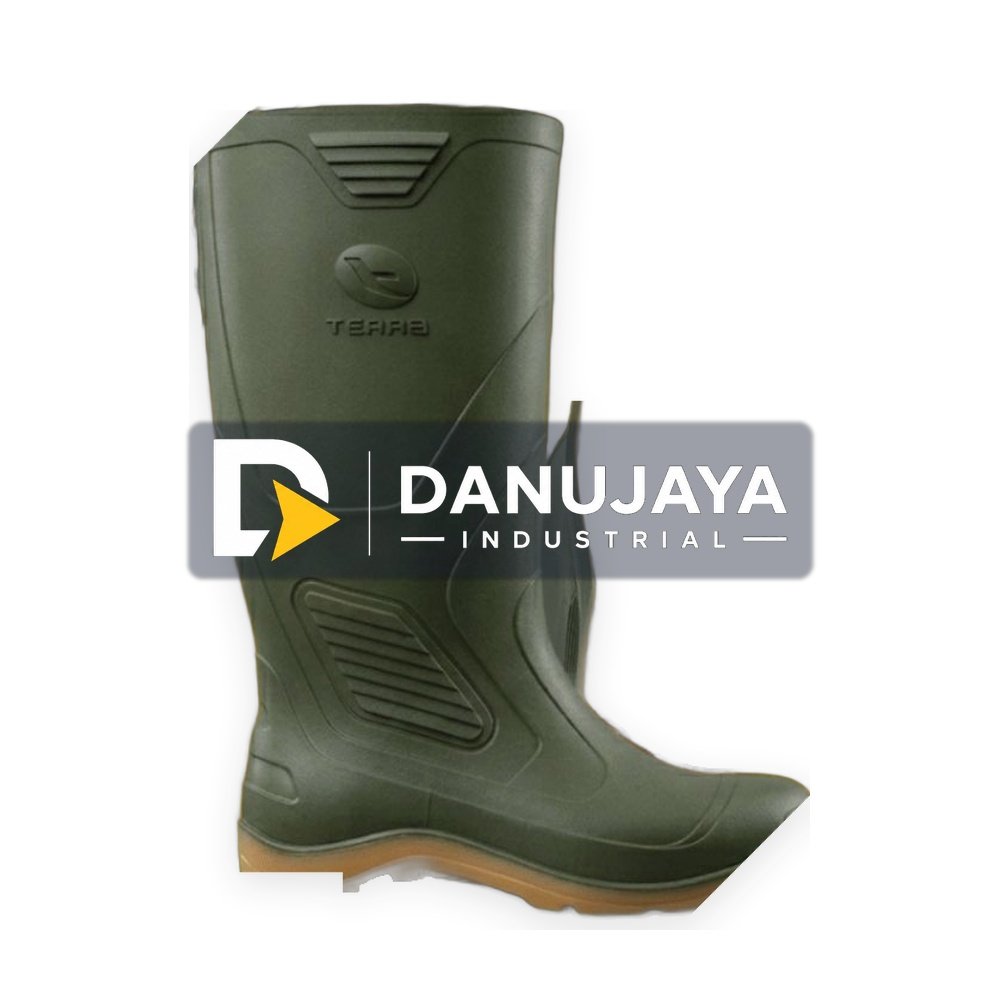 ( Garansi ) Sepatu AP Boots Terra Eco 3 Hijau, Anti Slip, Tahan Lumpur