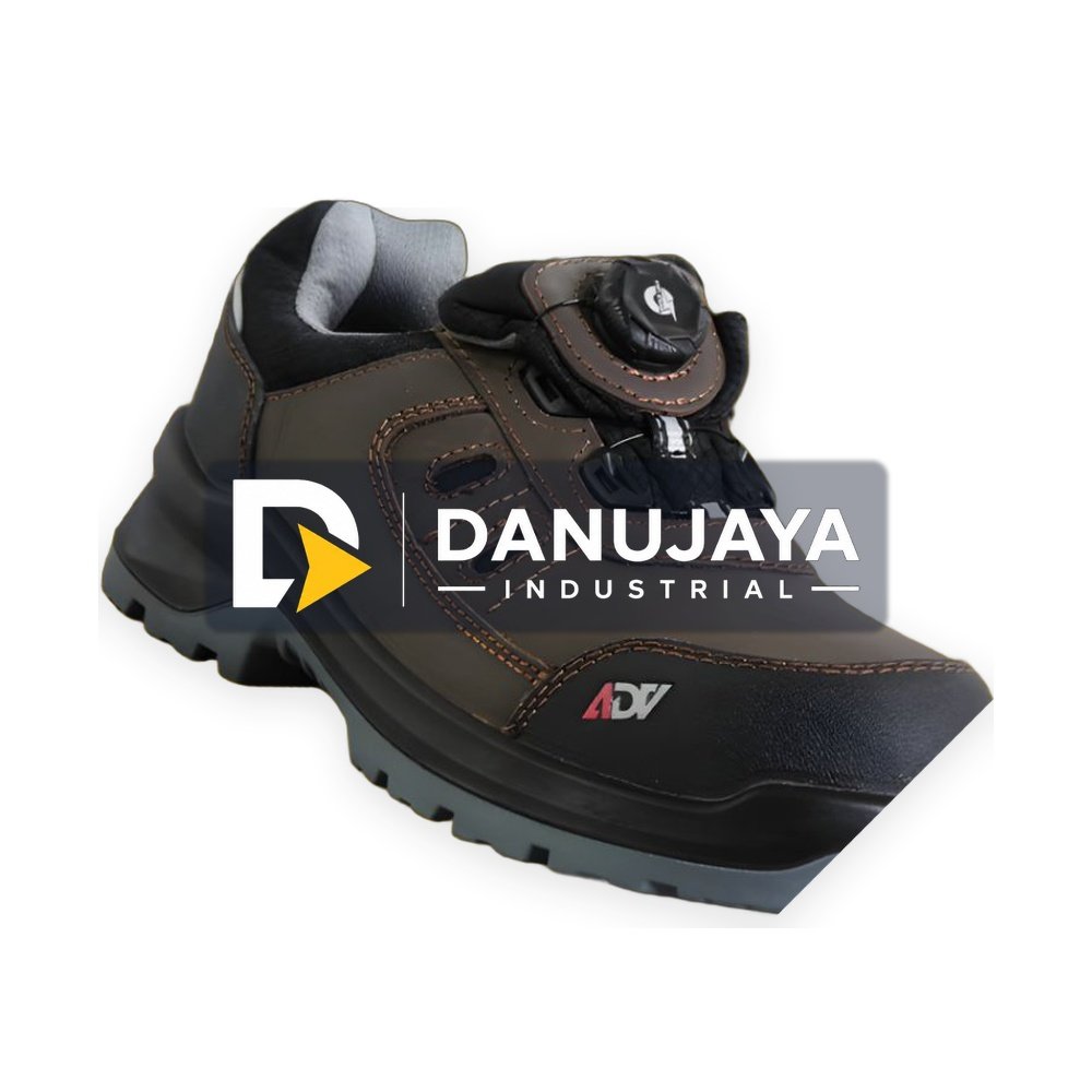 [ Bonus Kaos Kaki ] Sepatu Safety Cheetah Jubatus NYX Brown 6012C Composite