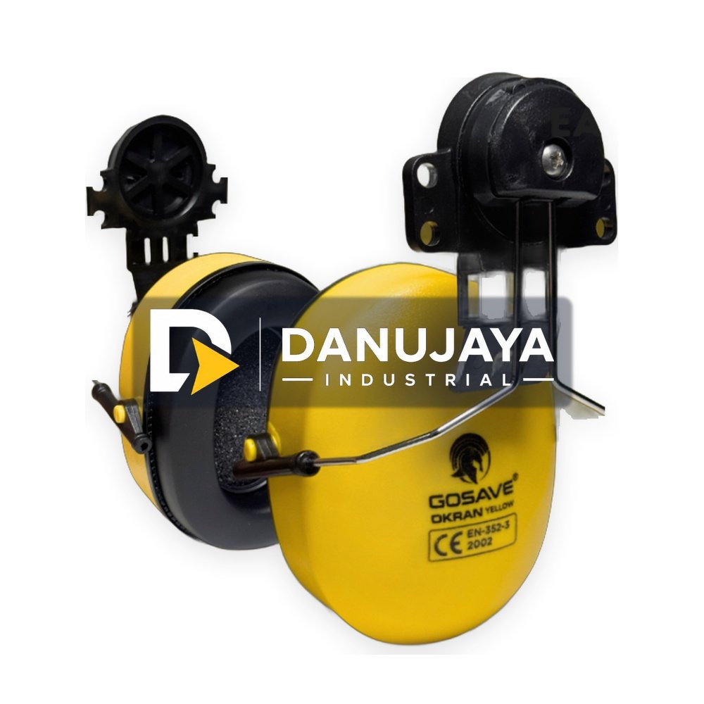 GOSAVE Earmuff Okran Penutup Telinga Peredam Anti Bising 25db Pabrik Konstruksi